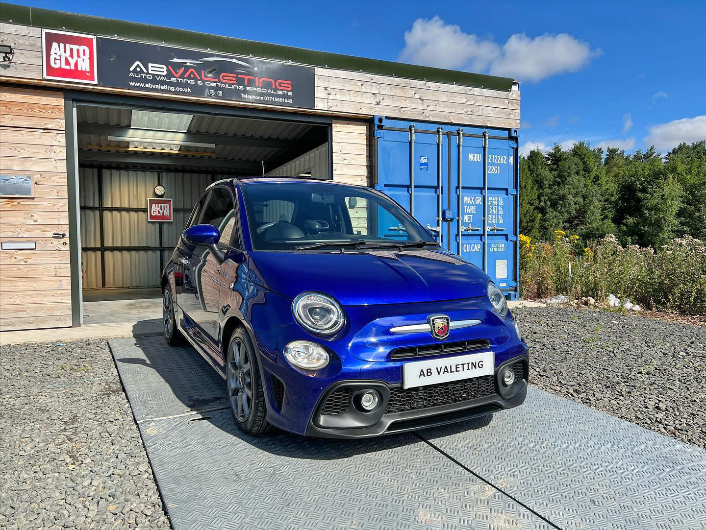 Fiat 500 with ceramic coating applied